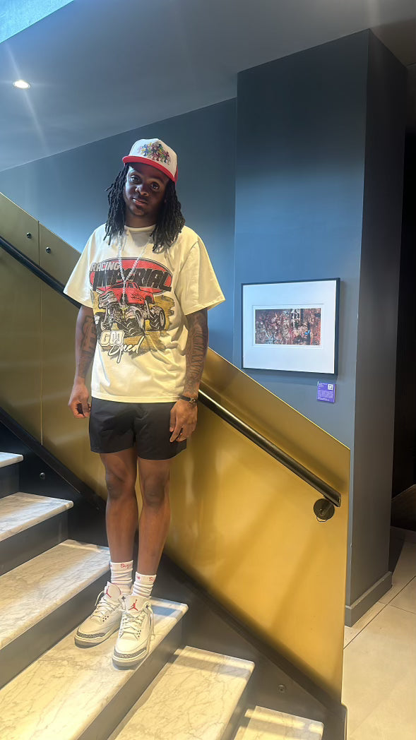 CREAM MONSTER TRUCK TEE